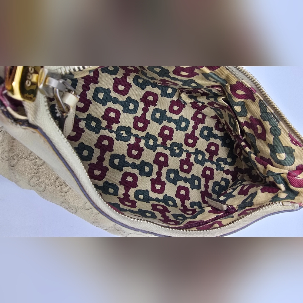 Gucci GG Guccissima Large D-Ring Abbey Hobo Bag - Picture 13 of 16